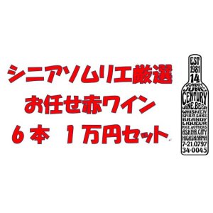 画像: シニアソムリエ厳選　おまかせ赤ワイン6本1万円セット