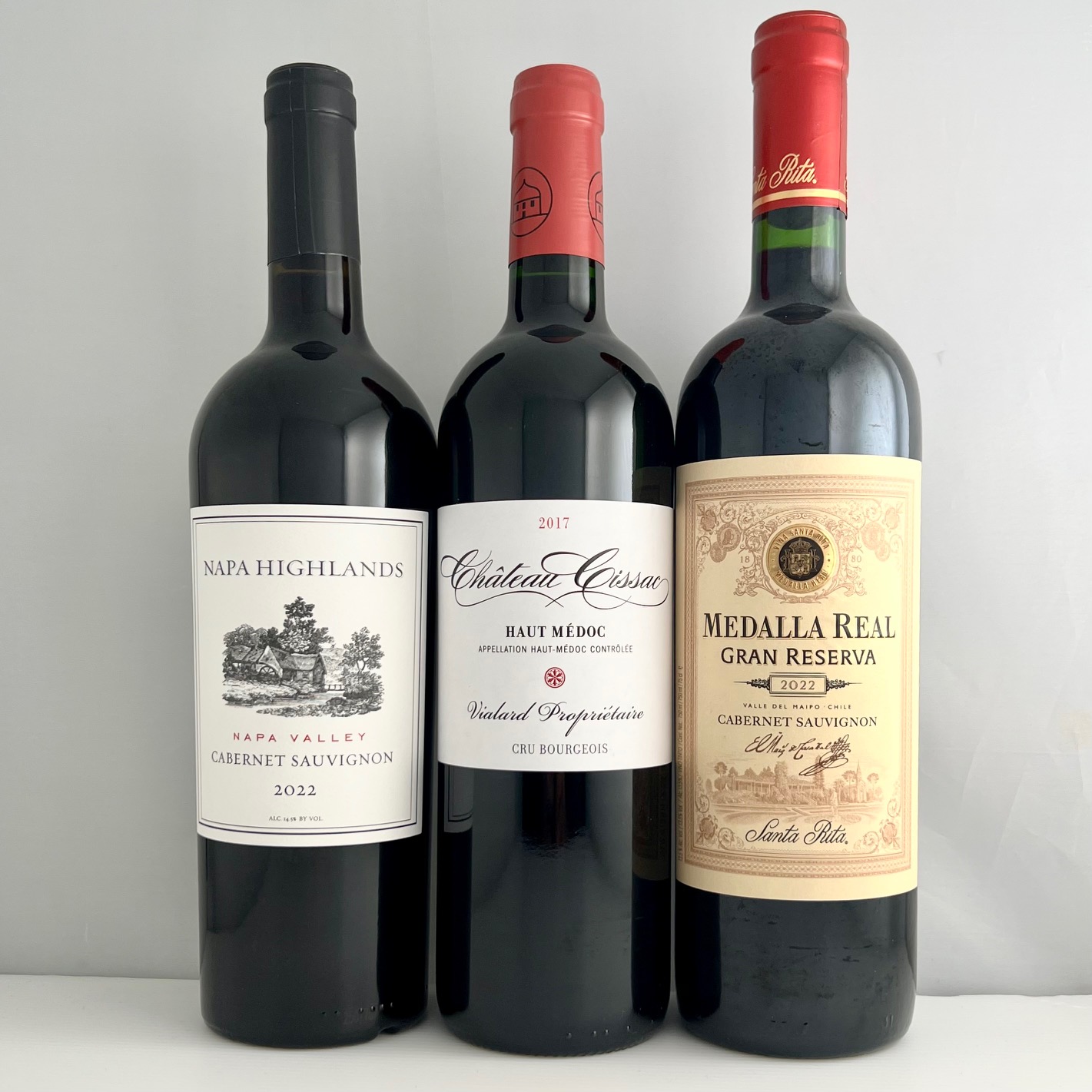 画像1: シニアソムリエ厳選オススメ　カベルネ・ソーヴィニヨン3本セット